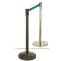 Hotel and Bank Lobby Stainless Steel Crowd Railing Stand